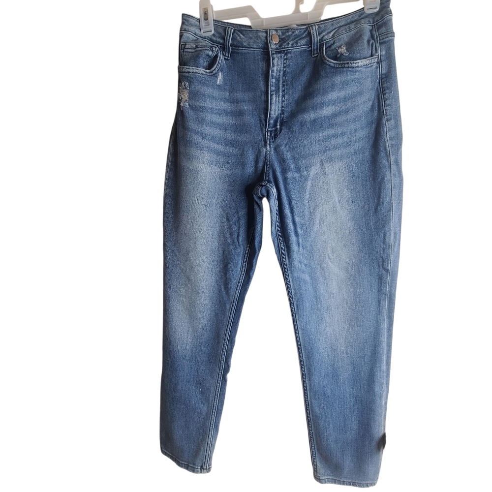 Flying Monkey Size 31 Distressed‎ Tapered High Rise Jeans 28" Inseam